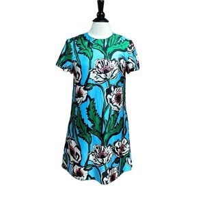 La Double J Multi Poppy Big Blooms Viola Mini Dress Size Small